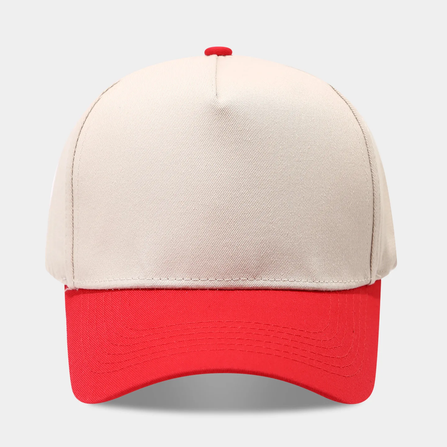 Neue farbblockierte Fünf-Panel-Baseballkappe für Damen, modischer und lässiger Sonnenhut für Herren, LKW-Fahrer-Kappe, trendig und vielseitig – Detail 18