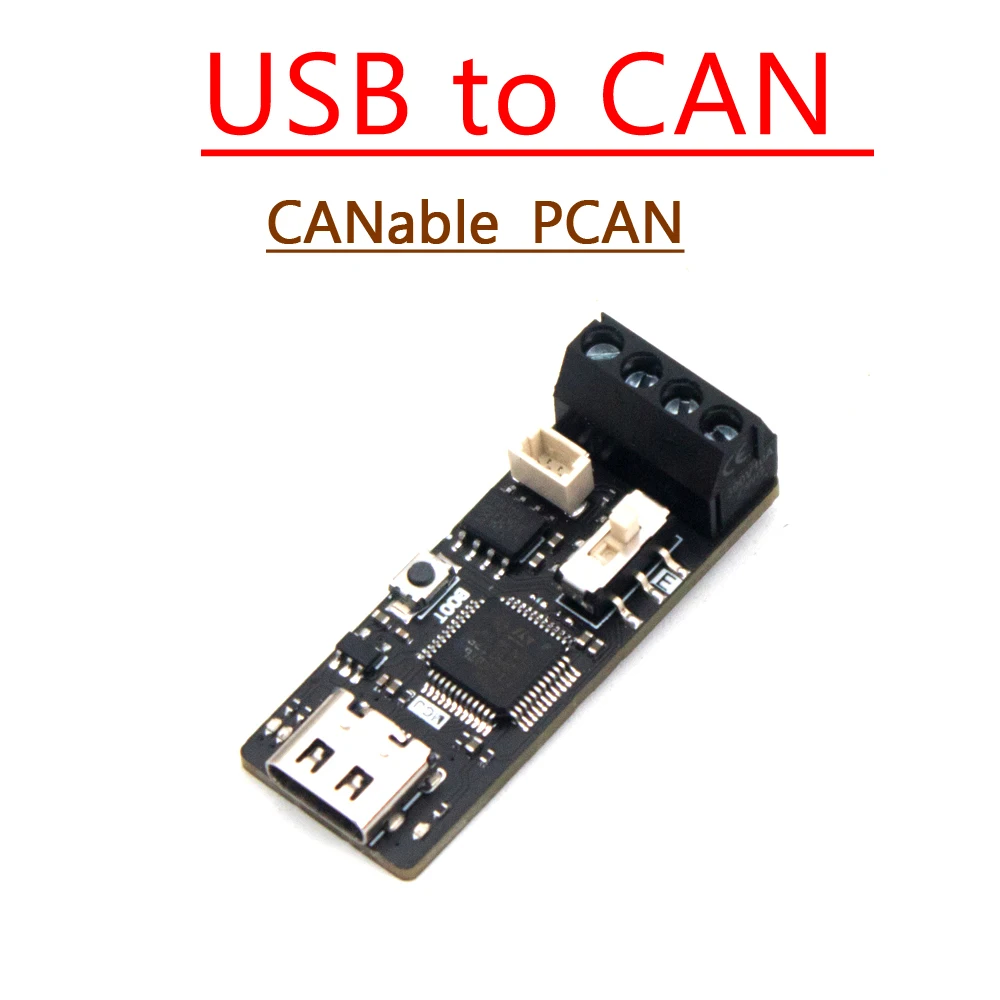 Moduł USB na CAN, debugger PCAN CANable Narzędzie do debugowania magistrali CAN Dla Linux Win10 11 TYPE-C USB Debugowanie Oprogramowanie Komunikacja