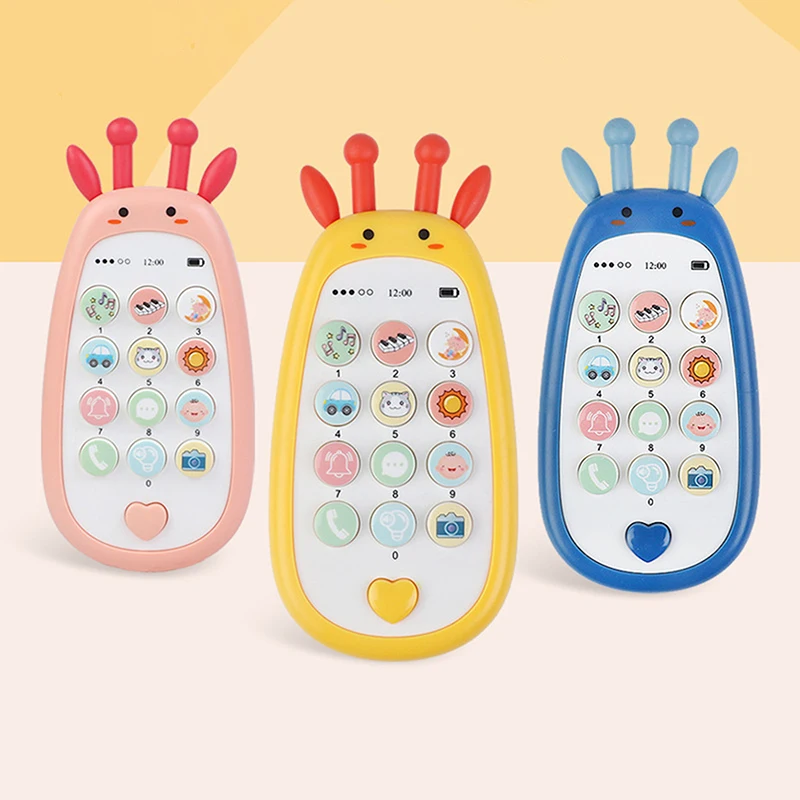 

Baby Phone Toy Telephone Music Sound Machine For For Kids Infant Early Educational Mobile Phone Toys Gift