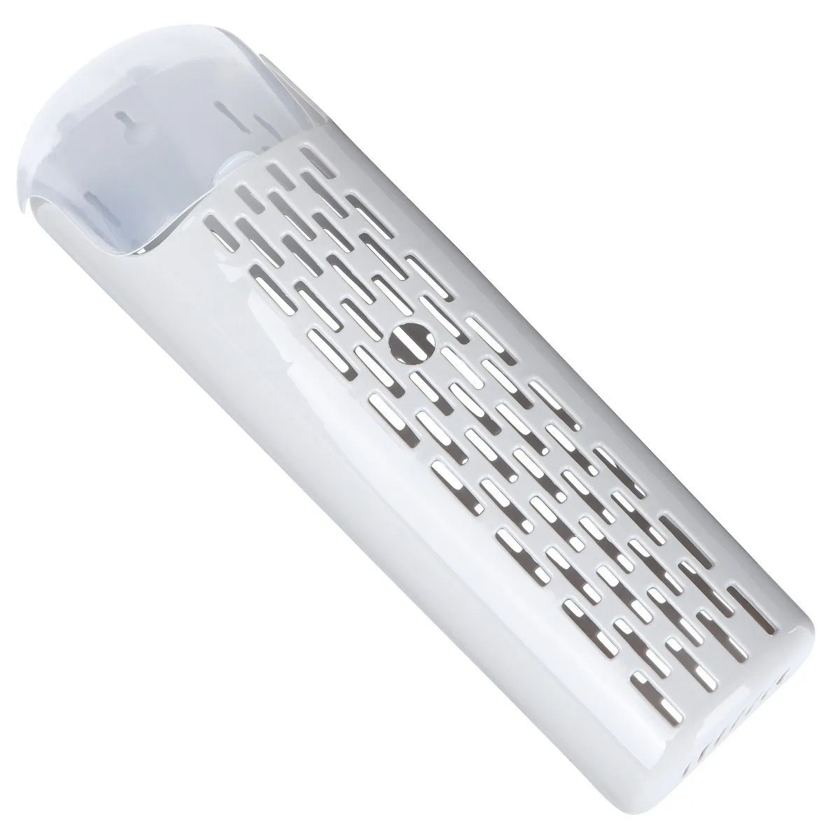 Grey Wall Mounted Chopsticks Holder Utensil Organizer Flatware Storage with Drain Holes and Water Catching Base for Clean Tidy