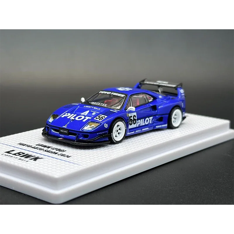 

INNO 1:64 LBWK F40 Tokyo Auto Salon 2024 Diecast Diorama Car Model Collection Toys