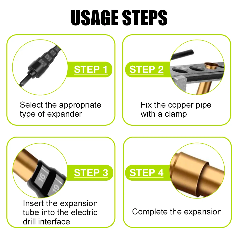 Copper Pipe Expanders, Swaging Tools HVAC, Drilling Pipe Expansion Tools,Air Conditioning Copper Pipe Expanders,Maintenance Tool