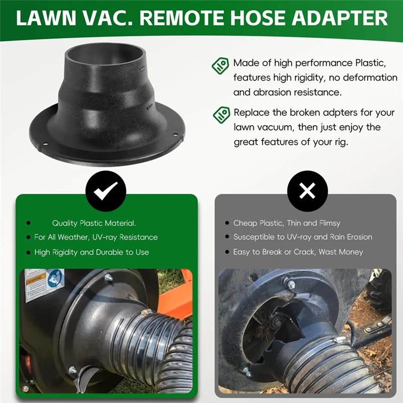 

A03F-43791 Переходник для шланга, вакуумные детали для газона для пылесоса Agrifab Leaf и Mow-Nvac, для адаптера вакуумного шланга Craftsman Leaf