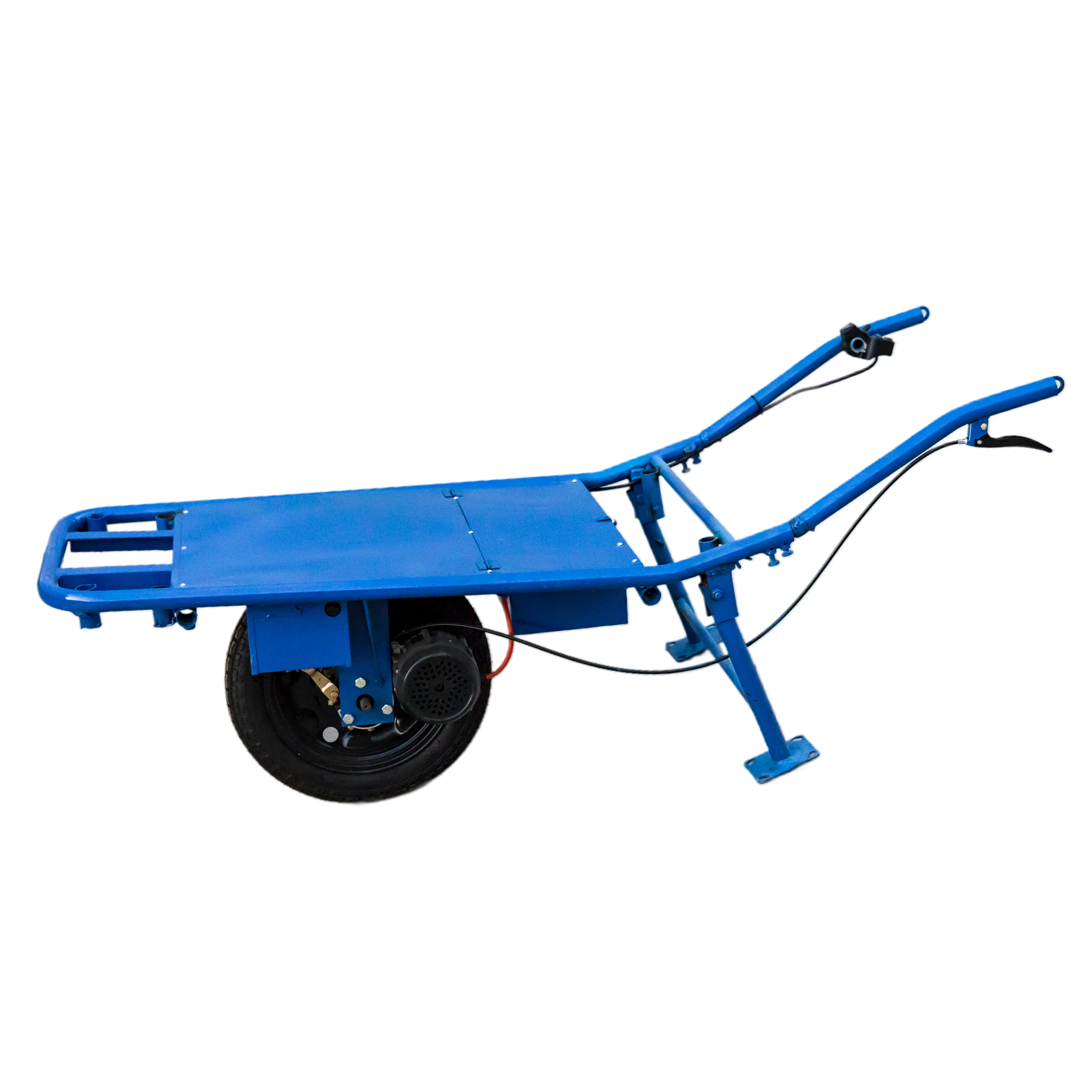 

Dump Wagon Heavy Duty Household Industrial Electric Small Cart Wheelbarrow Platform Hand Cart Trolley