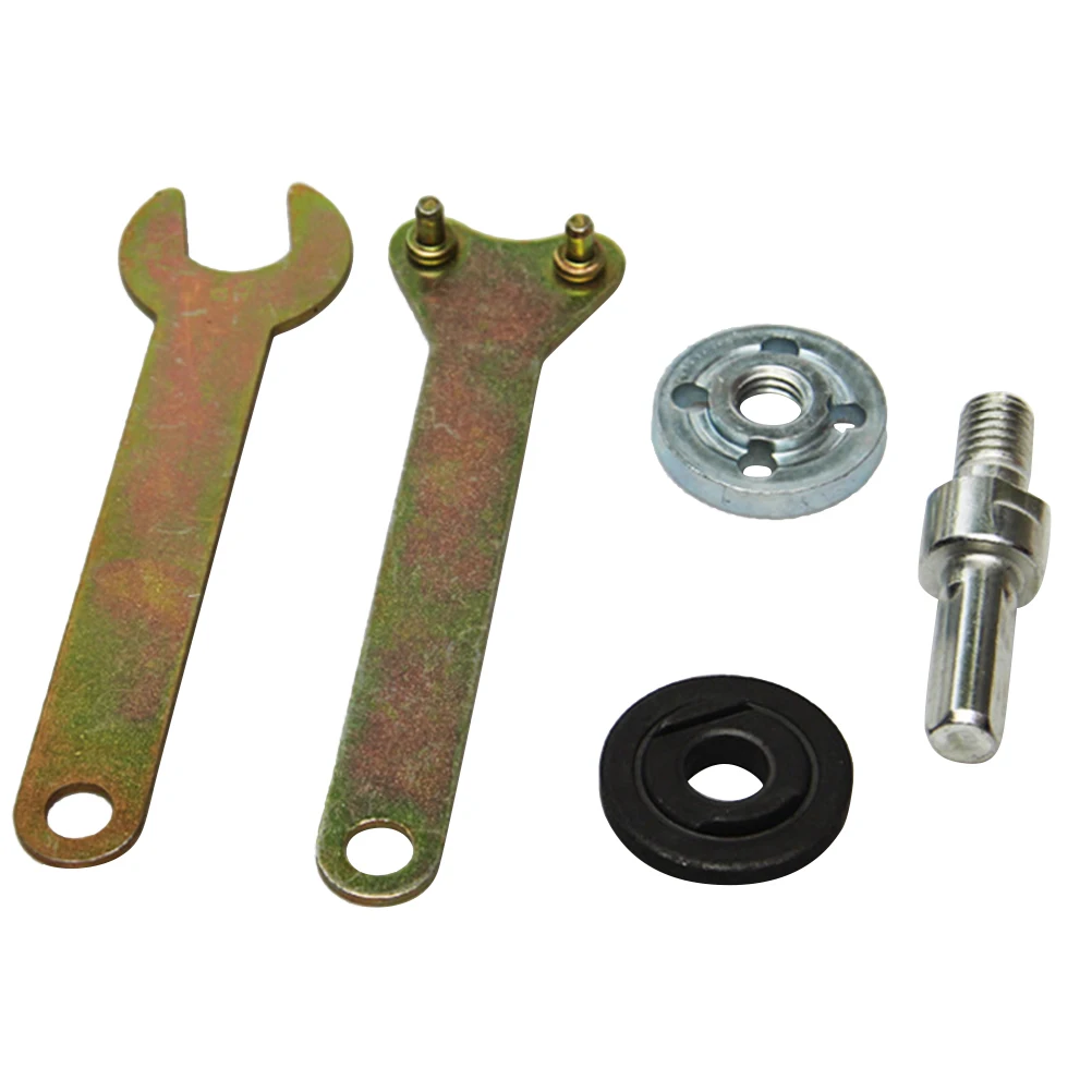 

5Pcs Electric Drill Accessories Durable Connecting Rod Angle Grinder Adapter Cutting Grinder Compatibility Long Service Sanding