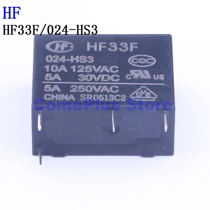 Imagem -03 - Relé Hf33f 005-hs3 do Poder do hf 012 024 5v 12v 24v Pcs