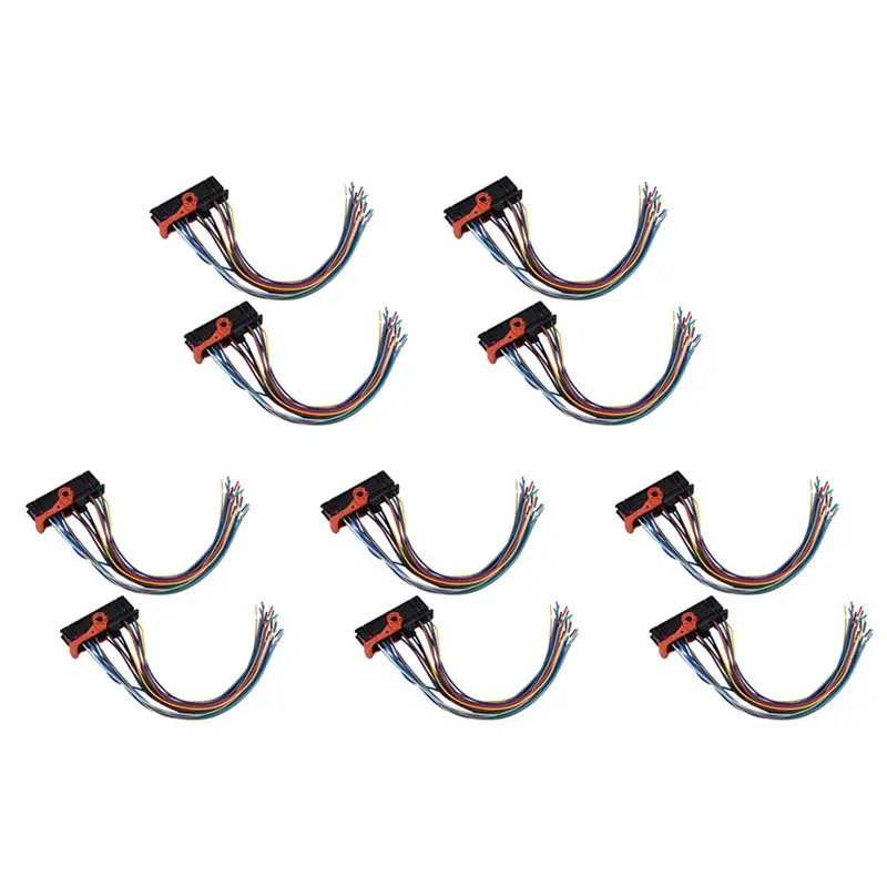 10Pcs Car Left Right Door Cable Wiring Harness Plug 1K0937702C For Skoda Fabia Superb VW Golf Passat