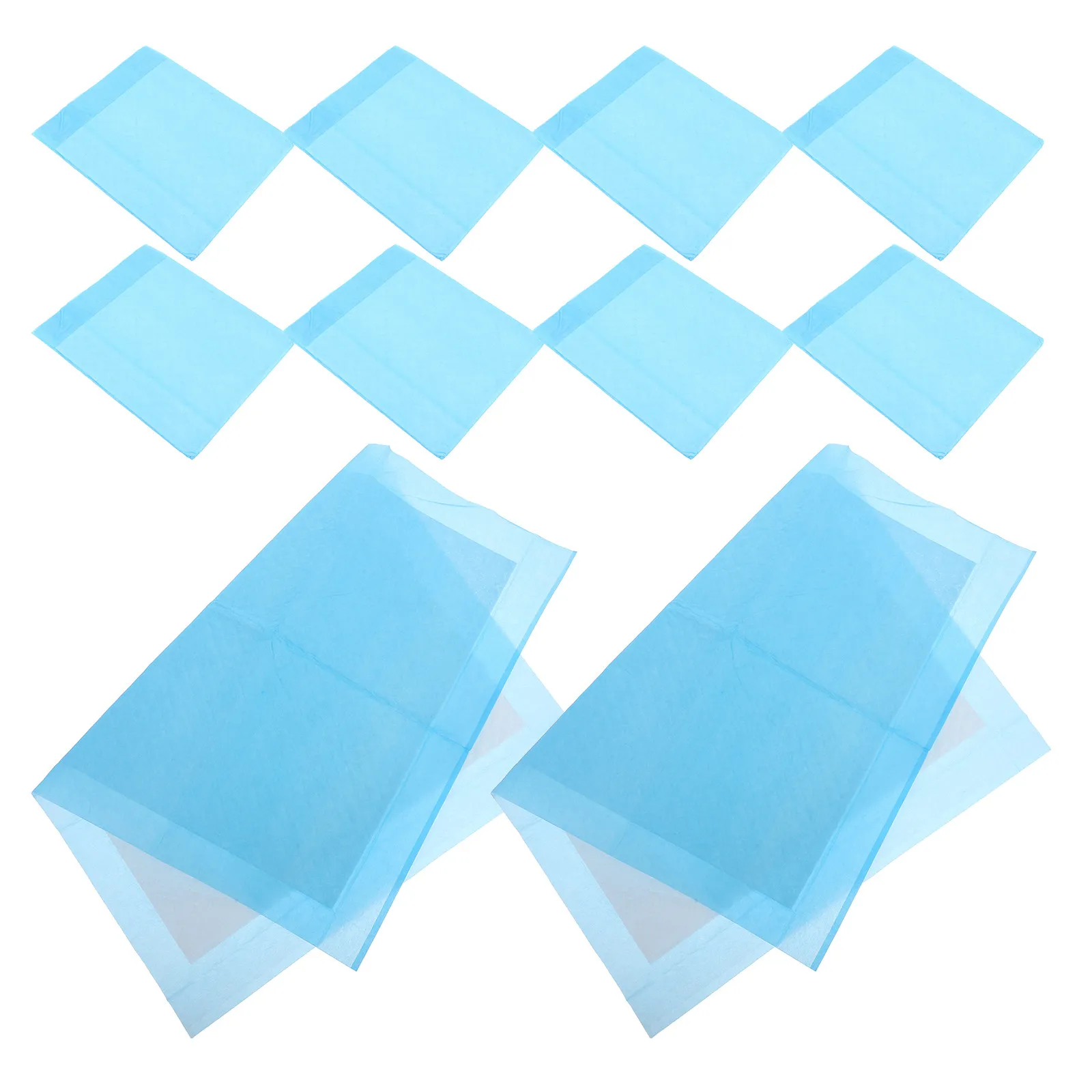 10Pcs Absorbent Bird Cage Liners Disposable Cage Bottom Tray Pad Paper for Parakeet Budgie Canary Water-Absorbing Fecal