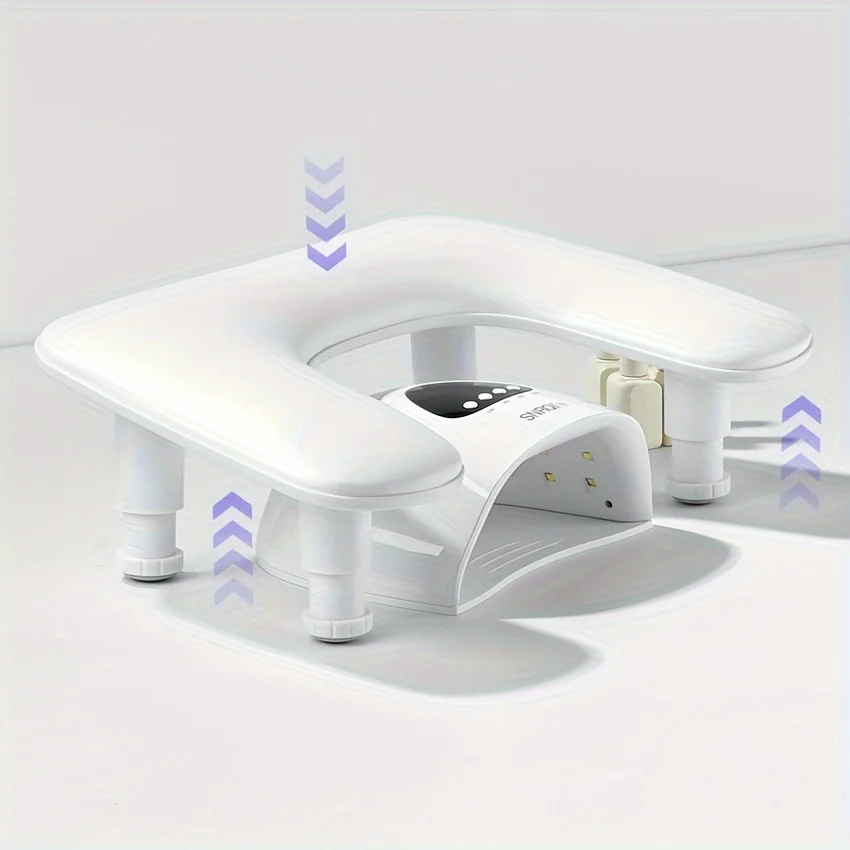 

Adjustable U-shaped Nail Arm Rest Microfiber Leather Manicure Hand Pillow Holder Nail Hand Pillow Hand Arm Rests