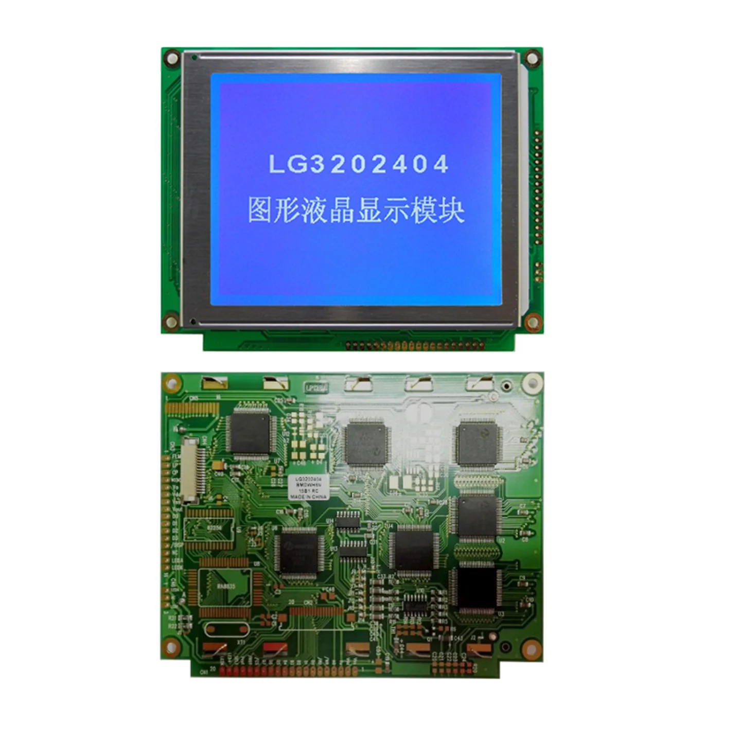 Moduł Lcd 320x240 wyświetlacz niebieski bez sterowania DMF50081 LG3202404BMDWH6N ICOM IC-756PROIII — zdjęcie 7