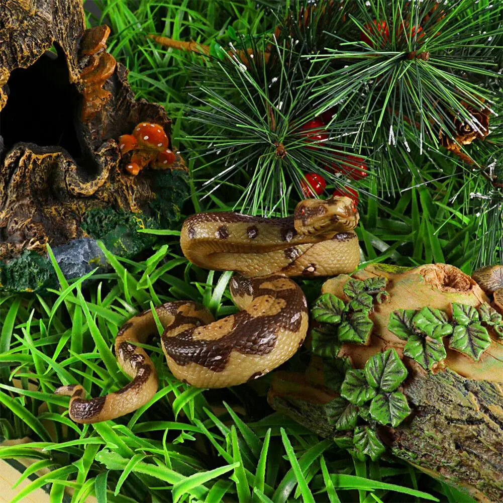 Lustiger großer realistischer Gummischlangen-Streich, hohes Simulationsmodell, Mode, Halloween, kniffliges Spielzeug 2025 – Detail 4
