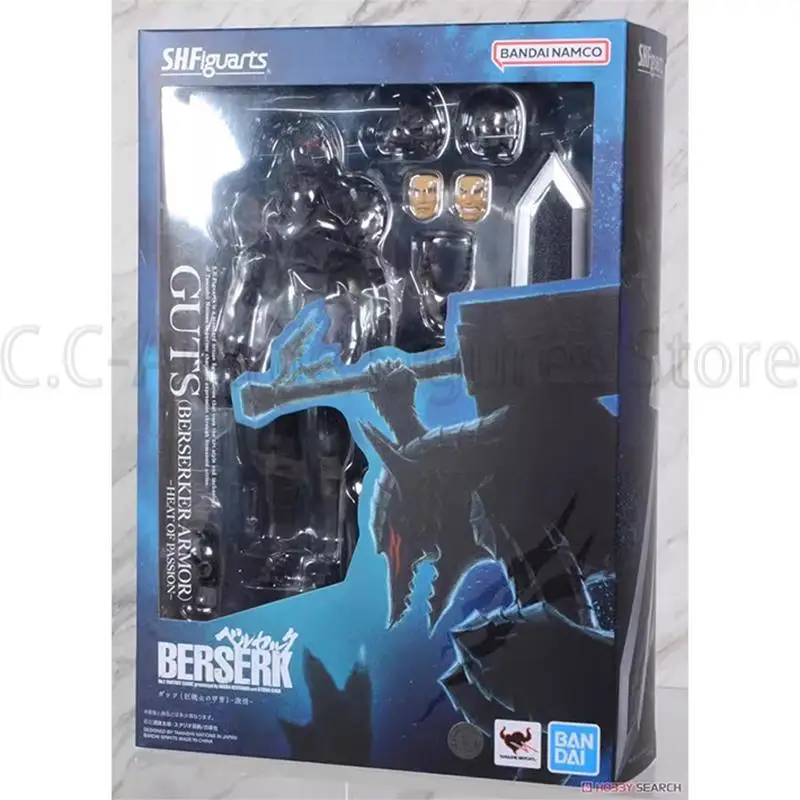 In Stock Bandai Shfiguarts Guts Berserk Figure Anime Model Dolls Child Assembled Action Toy Ornament Boxed Collect Festival Gift