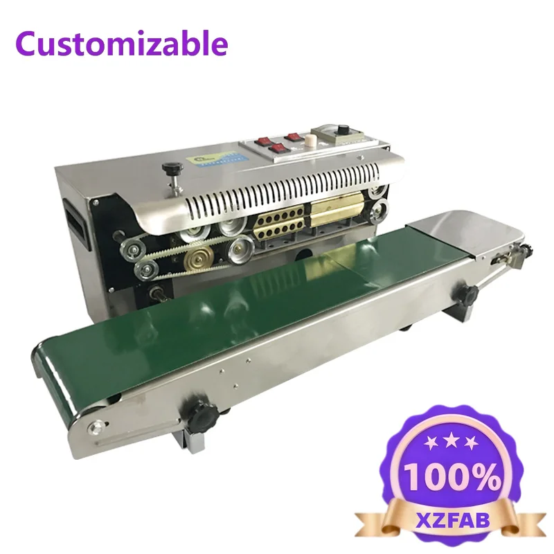 Factory Direct 2026 FR-900  Horizontal continuous automatic heat sealing machine for PE bags of aluminum foil bags
