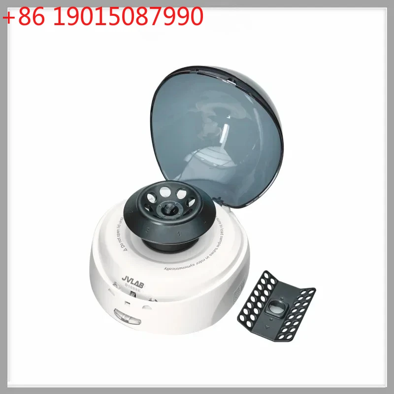 Minicentrífuga de Laboratorio de 5000 rpm, Centrífuga de Palma, Capacidad para 8 Tubos de PCR de 0.5ml, 1.5ml, 2ml, Dos Rotores, RCF 1360xg D1008E