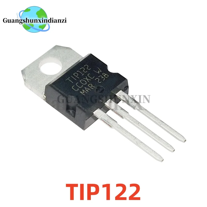 10PCS 100% NEW TIP122 NPN TIP127 Transistor TO-220 5A 100V 2W Best Quality In Stock