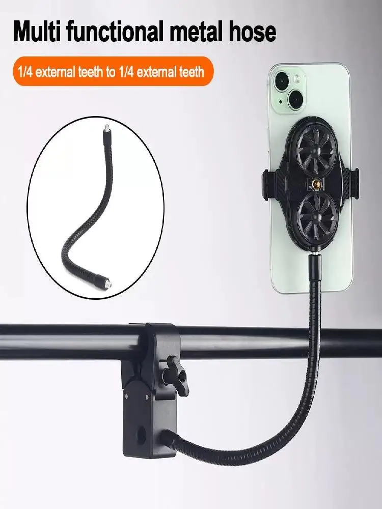 Nowy metalowy monopod, metalowa rura, elastyczny, z gwintem 1/4 cala, lekki statyw do selfie, przedłużacz do aparatów SLR. — zdjęcie produktu 7