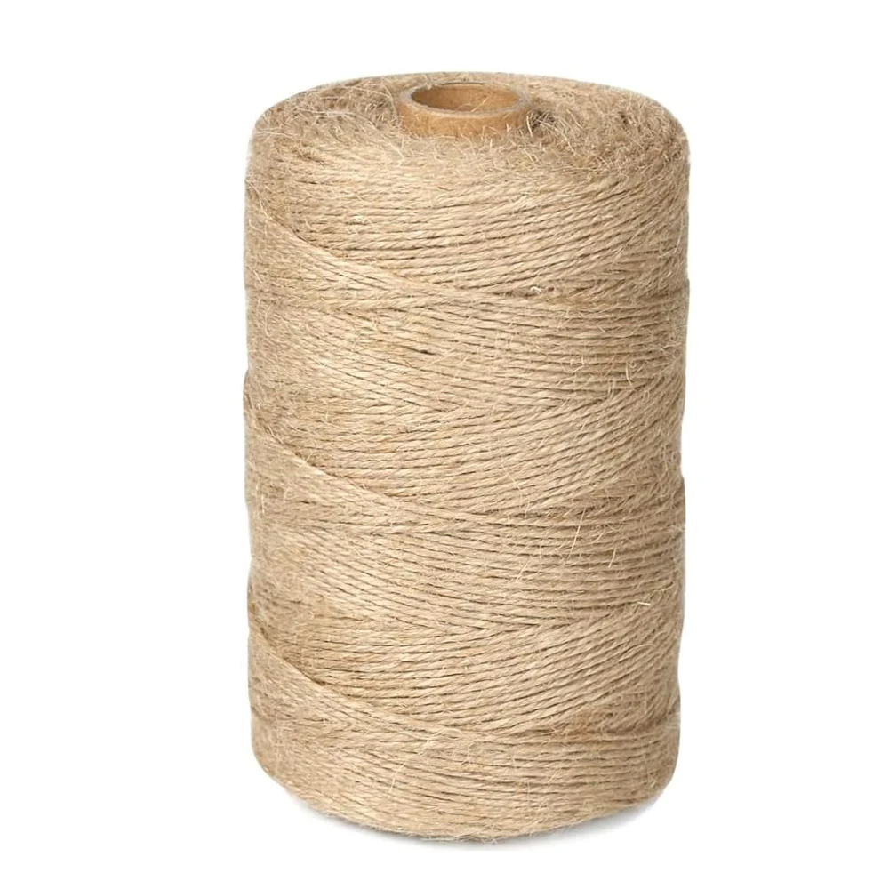 

200M/Roll Natural Jute Twine Crafting Twine String Packing String Gifts Wrapping Jute Rope For DIY Crafts Photos Bundling Garden