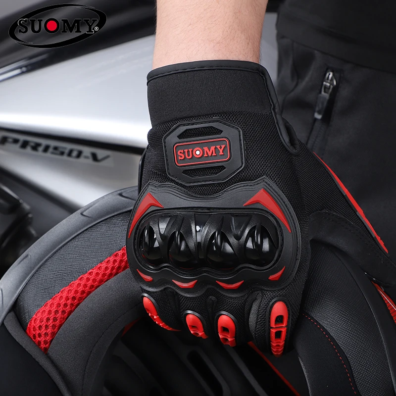 Touchscreen Non-Slip Men's Women's Motorcycle Gloves Full Finger Motocross Riding Gloves Breathable Outdoor Protective Gear 5