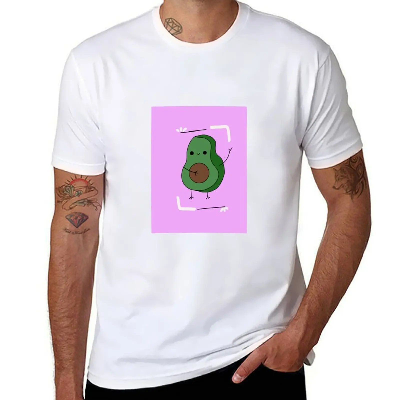 

Avocado holding up a peace sign T-Shirt t shirt personalised t shirt for man T-Shirt