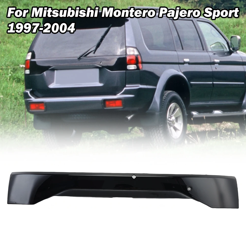 Tailgate Trim Strip Cover for Mitsubishi Montero Pajero Sport 1997 1998 -2004 ABS Replacement Accessories Rear Garnish Panel