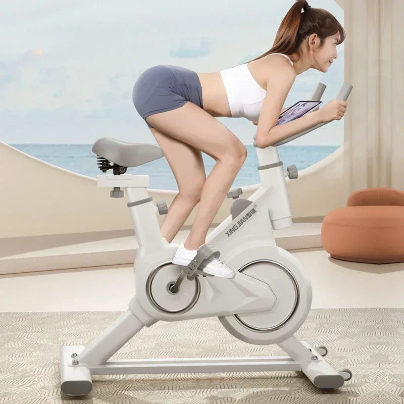 Spinning bicycle household fitness equipment magnetic control silent bicycle indoor family weight loss aerobic exercise