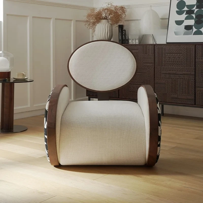 AANordic Minimalism Artistic Style Single-Seat Sofa Chair Leisure Creative Chinese Style Bedroom Reading Chair