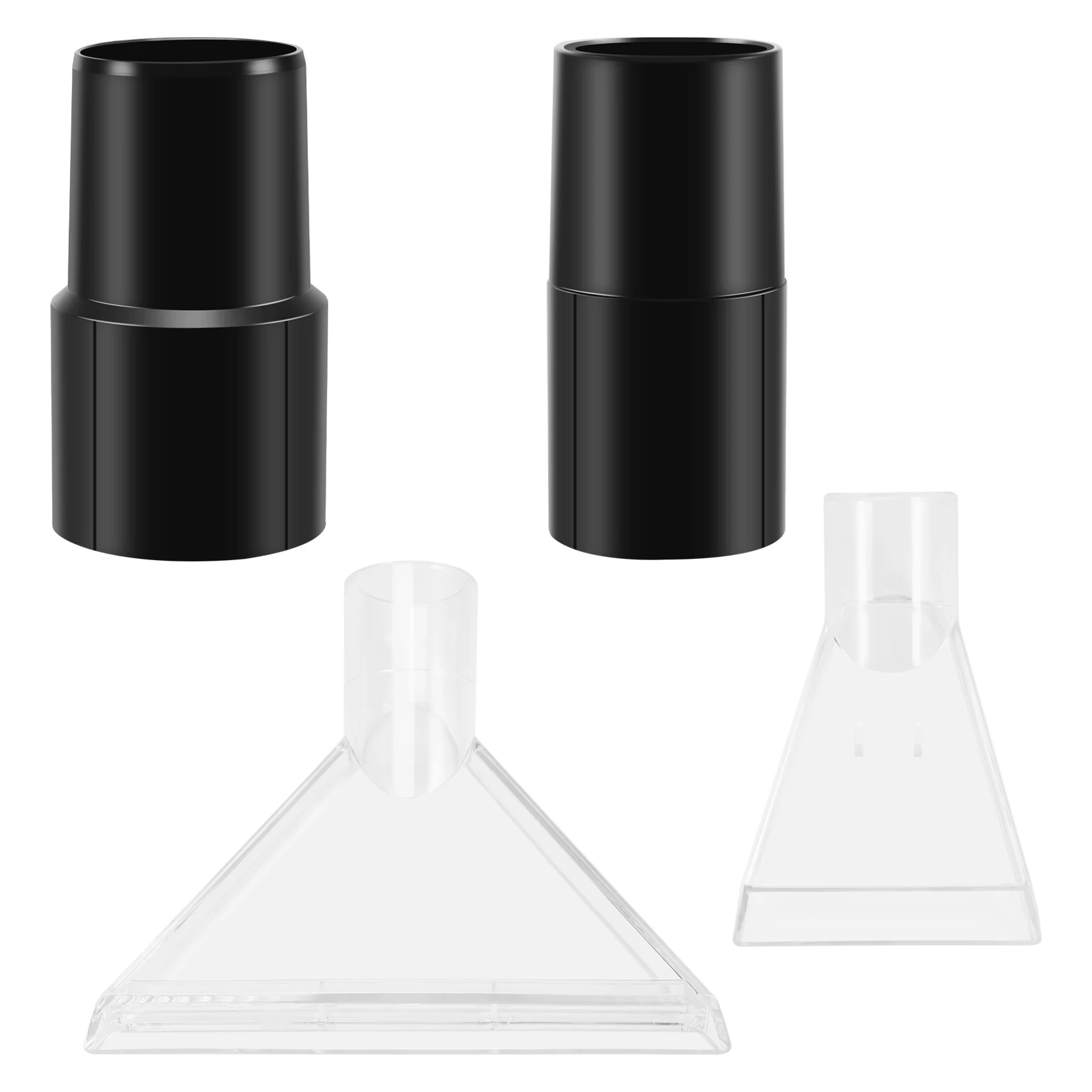 Cabezal giratorio de 4 piezas para aspiradora, boquilla de succión para limpiador de alfombras, con adaptador