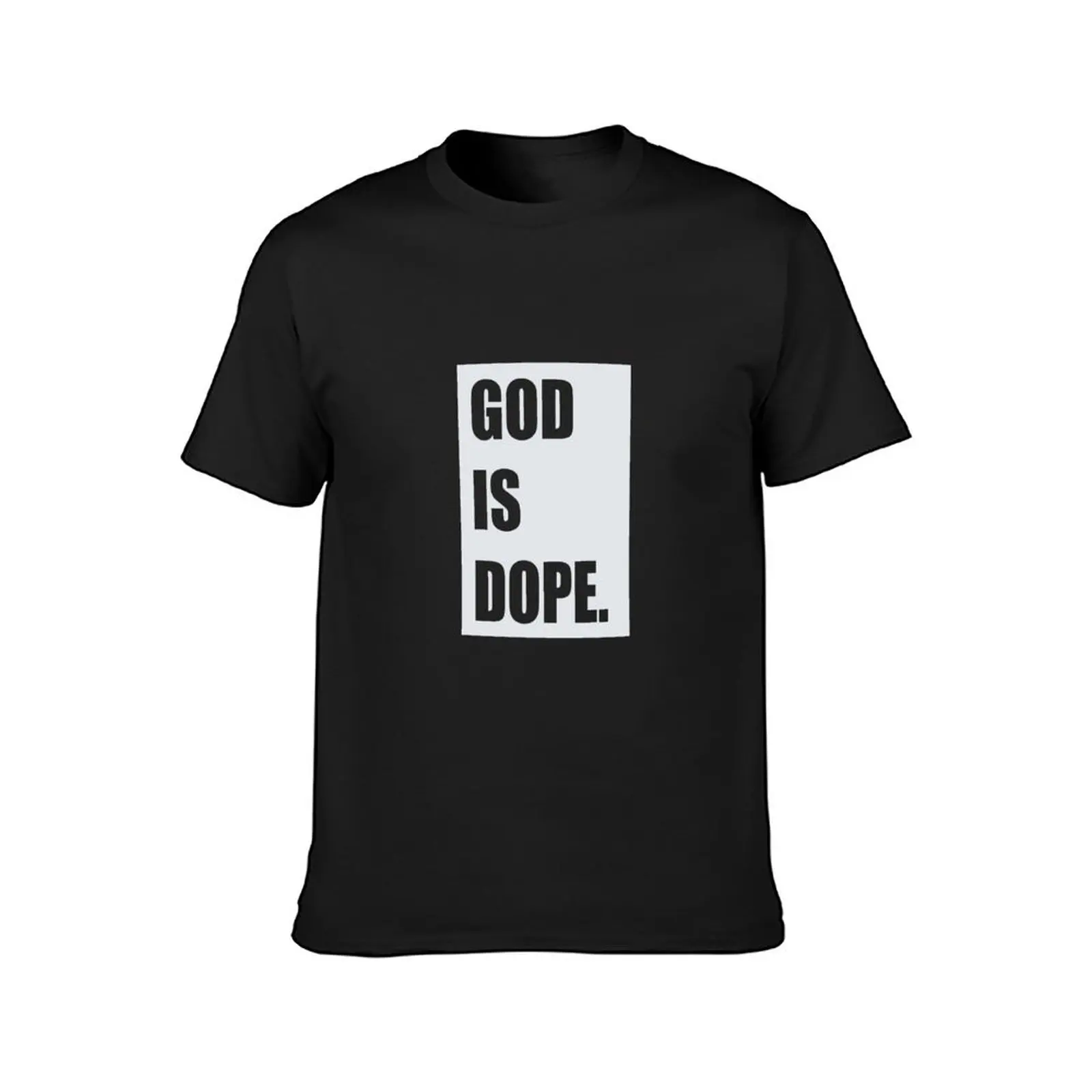 God is dope T-Shirt hippie clothes boys animal print t shirts for men