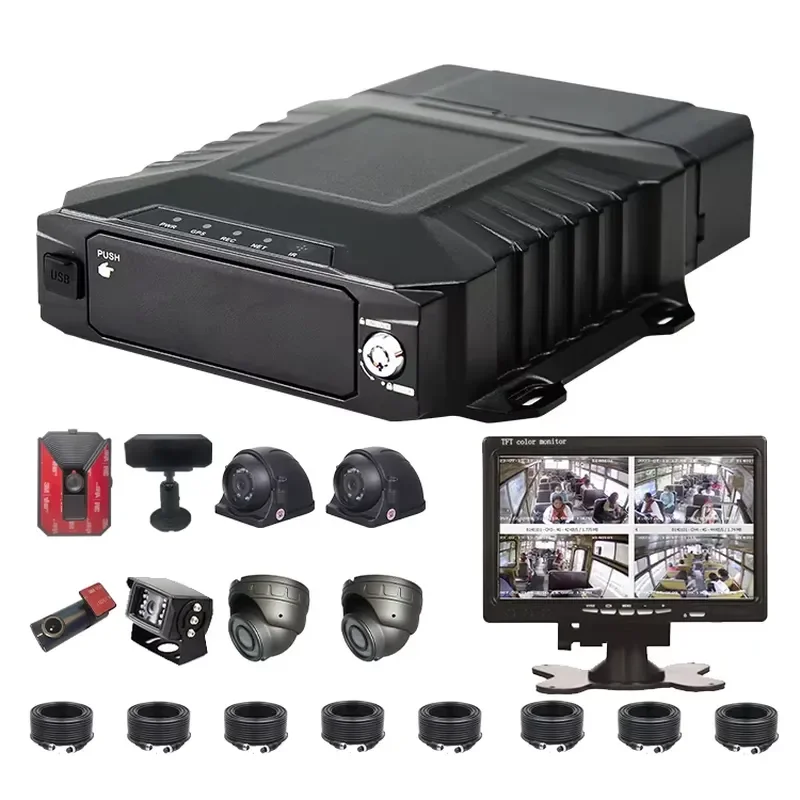 2026 Hot Sale Mdvr Drive Fatigue 4g Wifi Truck System Mobile Dvr Adas Dsm Tracking Taxi Truck Car Bus Dvr Recorder