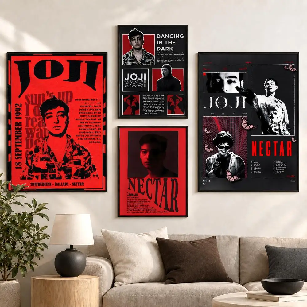 George Kusunoki Miller Joji Singer Alternative RnB Poster Aesthetic Art Print for Bedroom & Living Room Decor, Unframed