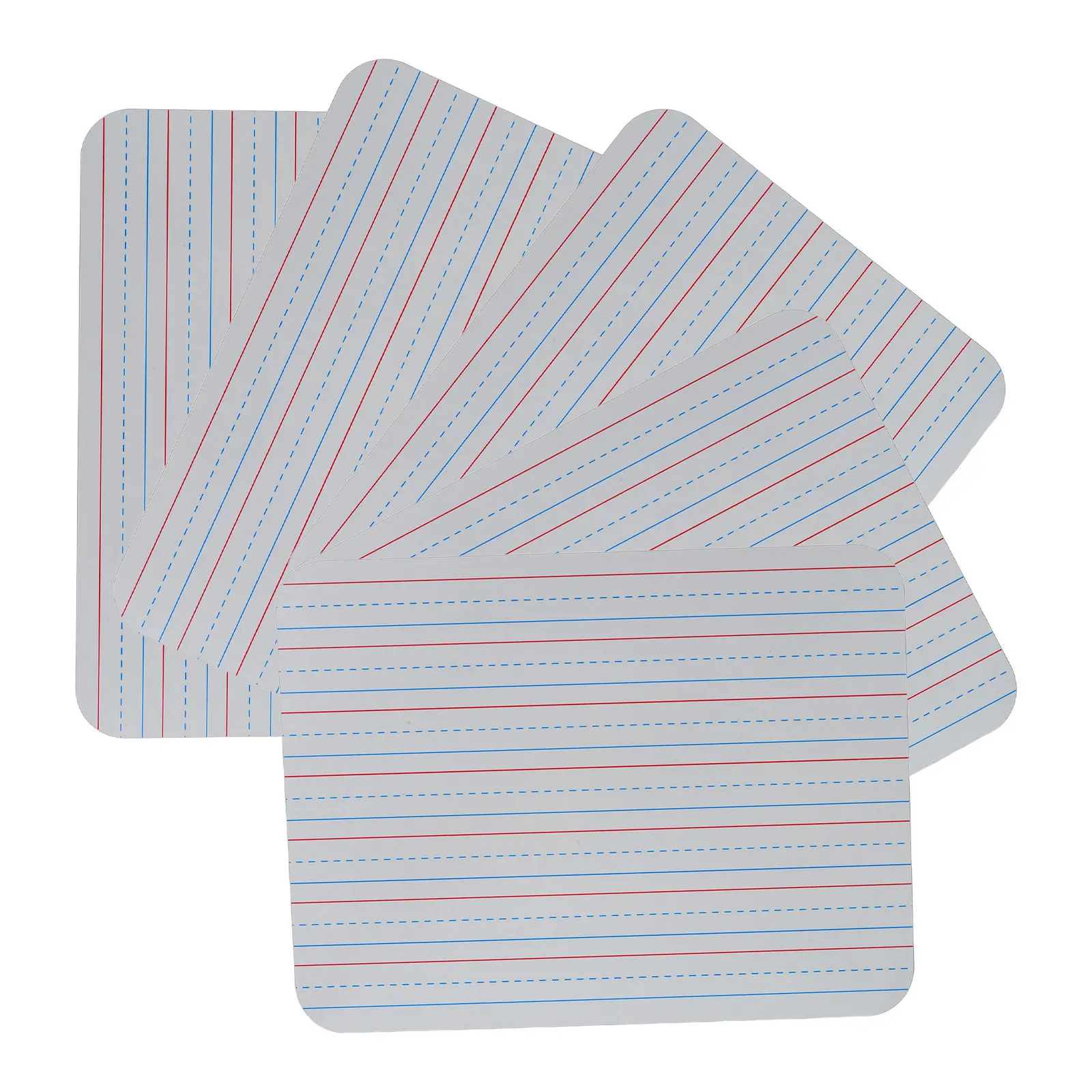 

5Pcs Double Sided Erasable Whiteboard Dry Erase Small Whiteboards with Lines 9x12 Inch Classroom Office Home Study Alphabet