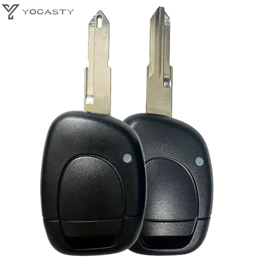 YOCASTY Uncut Car Remote Key Shell For Renault Twingo Clio Kangoo Master NO Chip Keyless Entry Fob Key Case Replacement