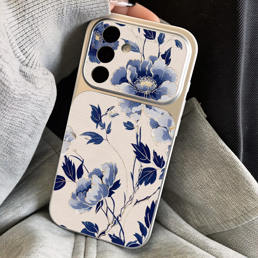 Lotusblumen-Handyhülle für Samsung A57 A16 A56 5G A27 A17 A37 A55 A54 A26 A36 A07 A35 S23 S24 S25 FE S26 Ultra Stoßfeste Schutzhülle