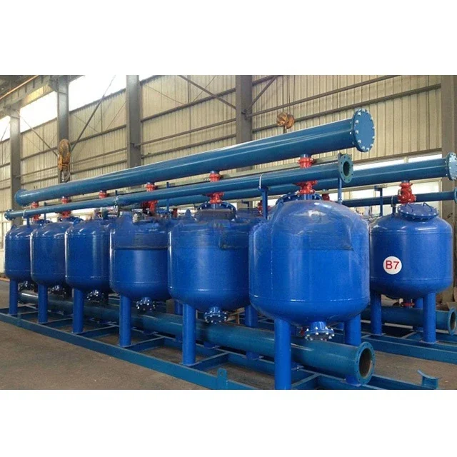 appropriate Iron removal Manganese sand filter for High quality water treatment Plant