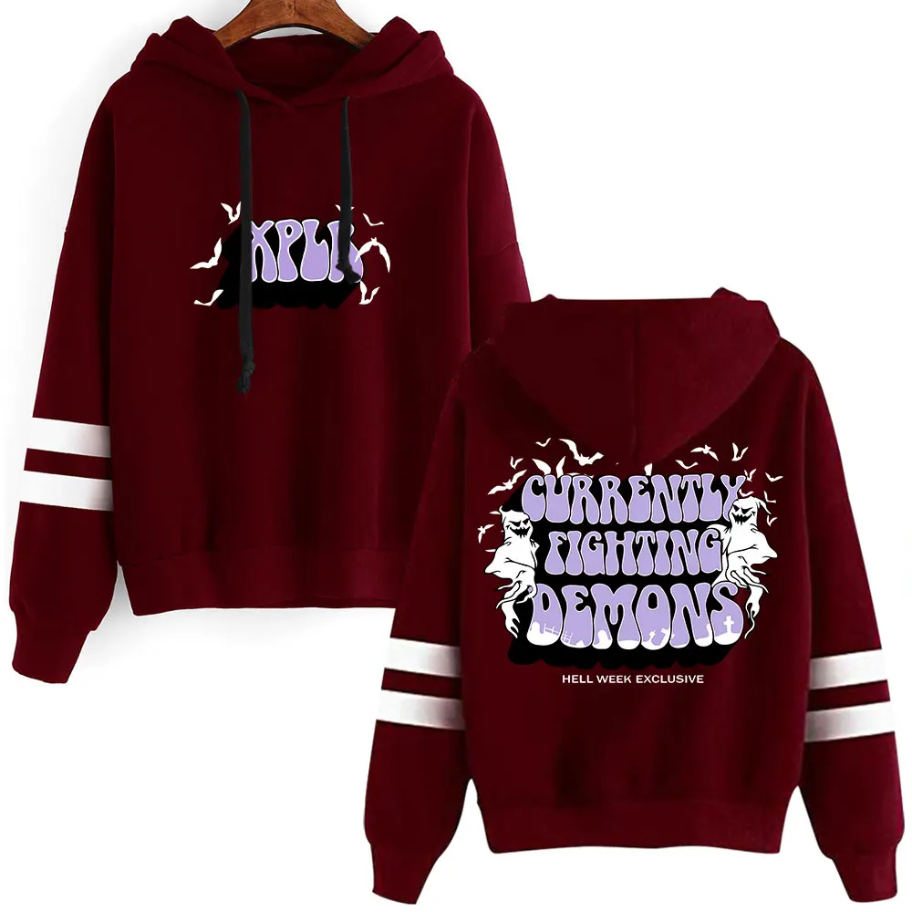 Sam and Colby XPLR Fighting Demons HW Vintage 90s Merch Pullover Hoodie Merch Fashion Hoodie Fashion Sweatshirt Pullover