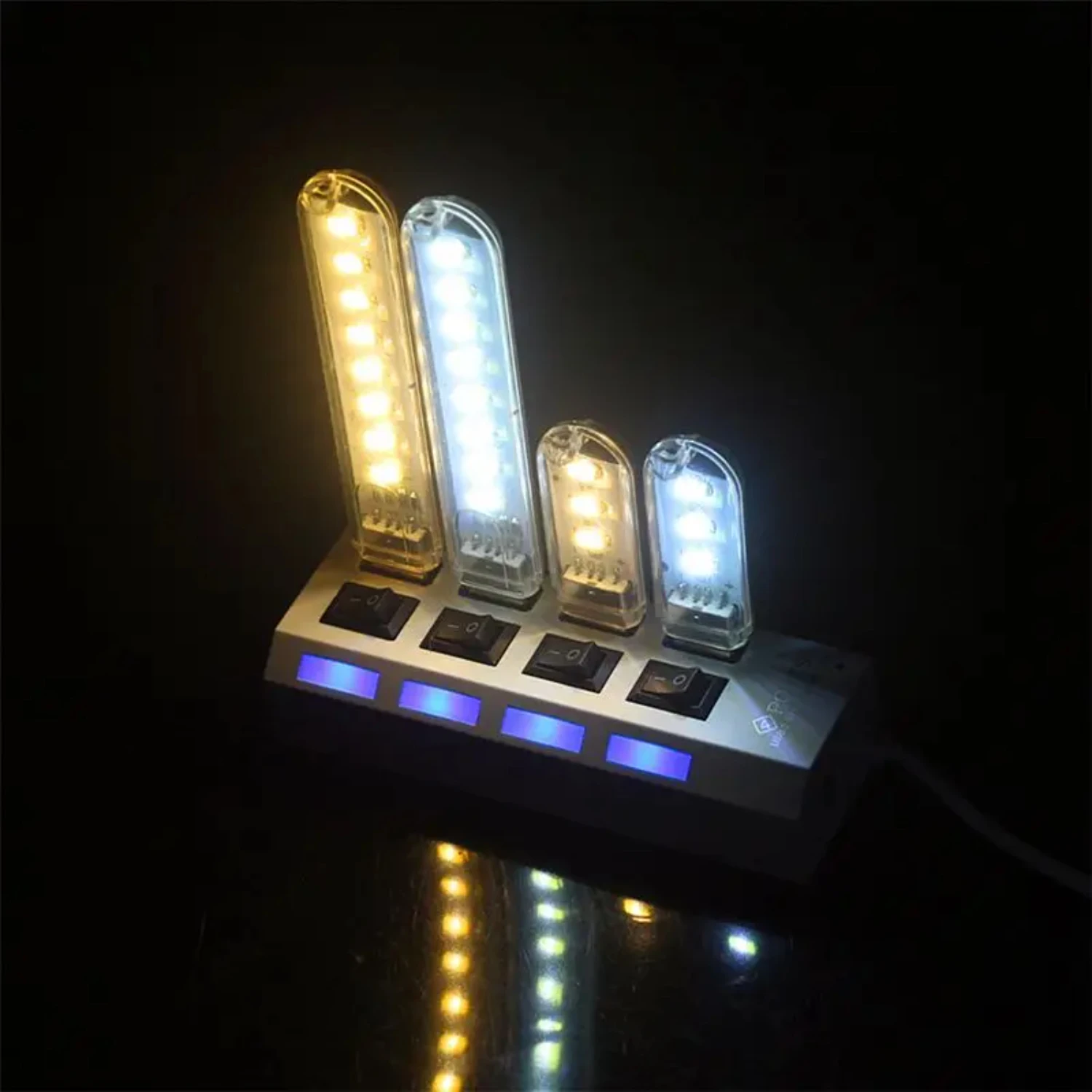 New Mini USB LED Book Light Ultra Bright Reading Lamp SMD LED Bulb Night Light  Power Bank PC Laptop Notebook DC5V 3000-6500K