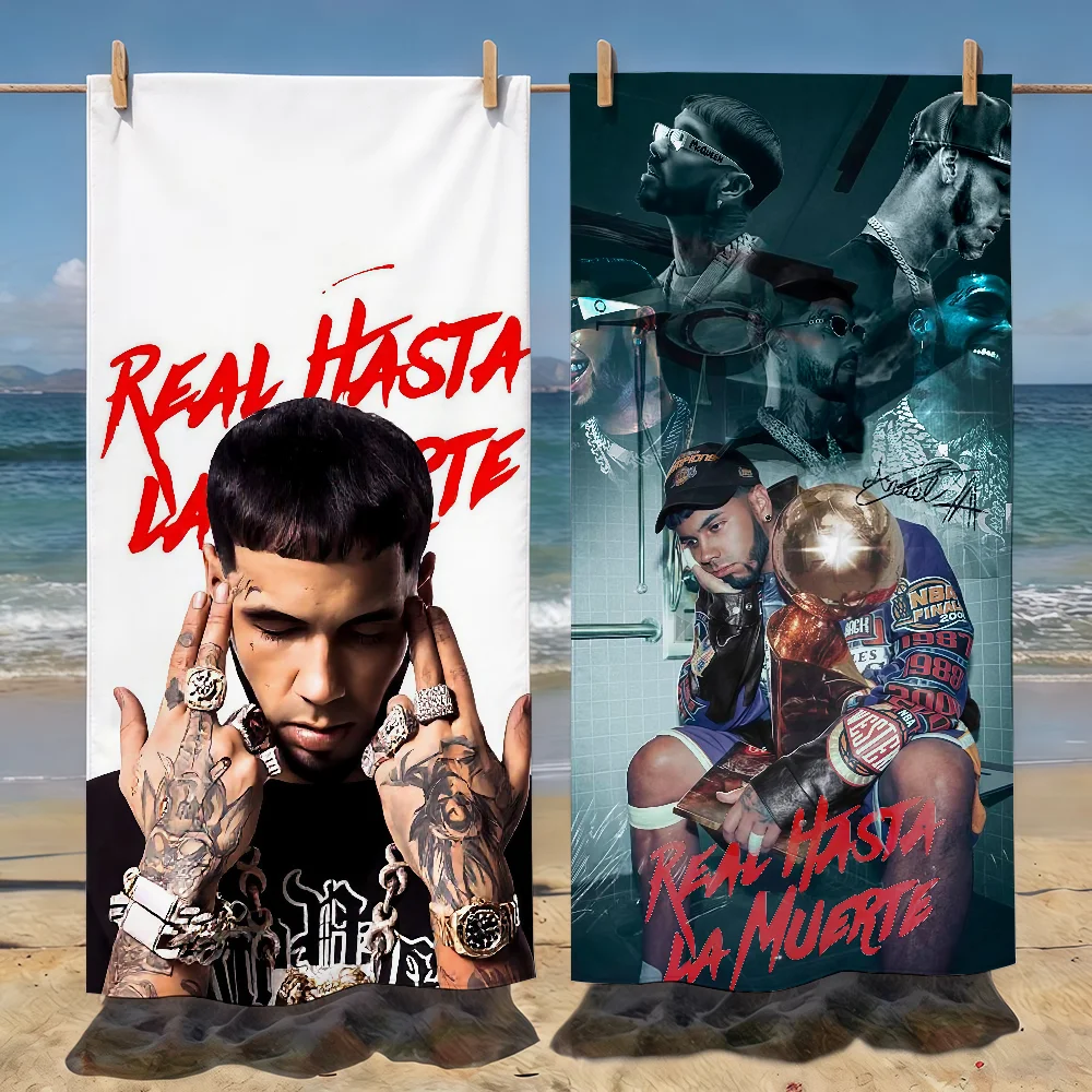 Rapper A-Anuel A-AA Towel Soft Pool Gift For Travel Gym Shower Camping Quick Dry Sports Beach Towels