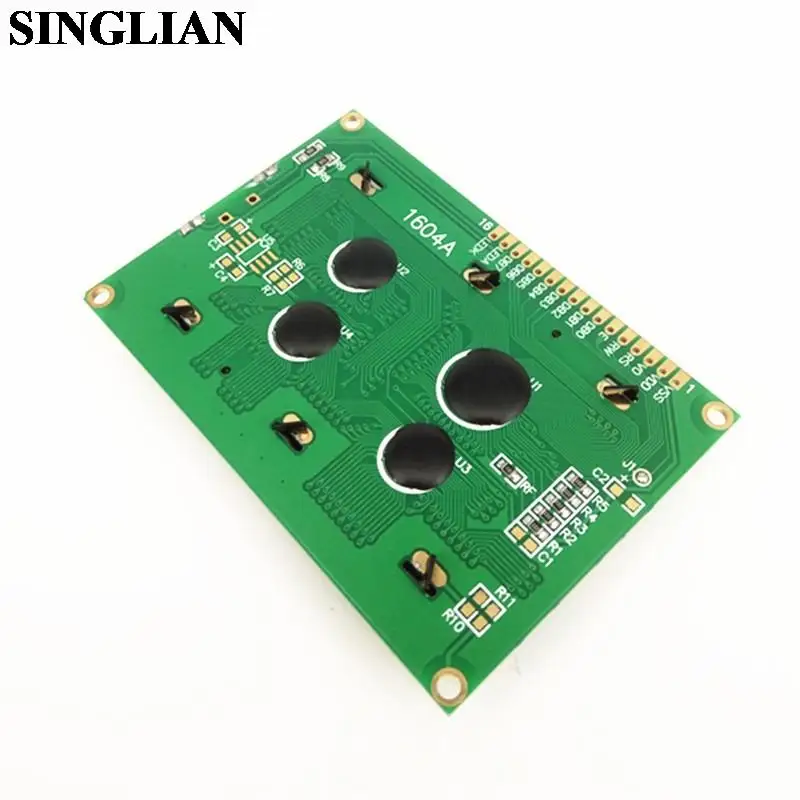 LCD1604 – écran LCD bleu 1604 16X4, Module d'affichage LCD 3.3V/5V avec rétro-éclairage pour Arduino