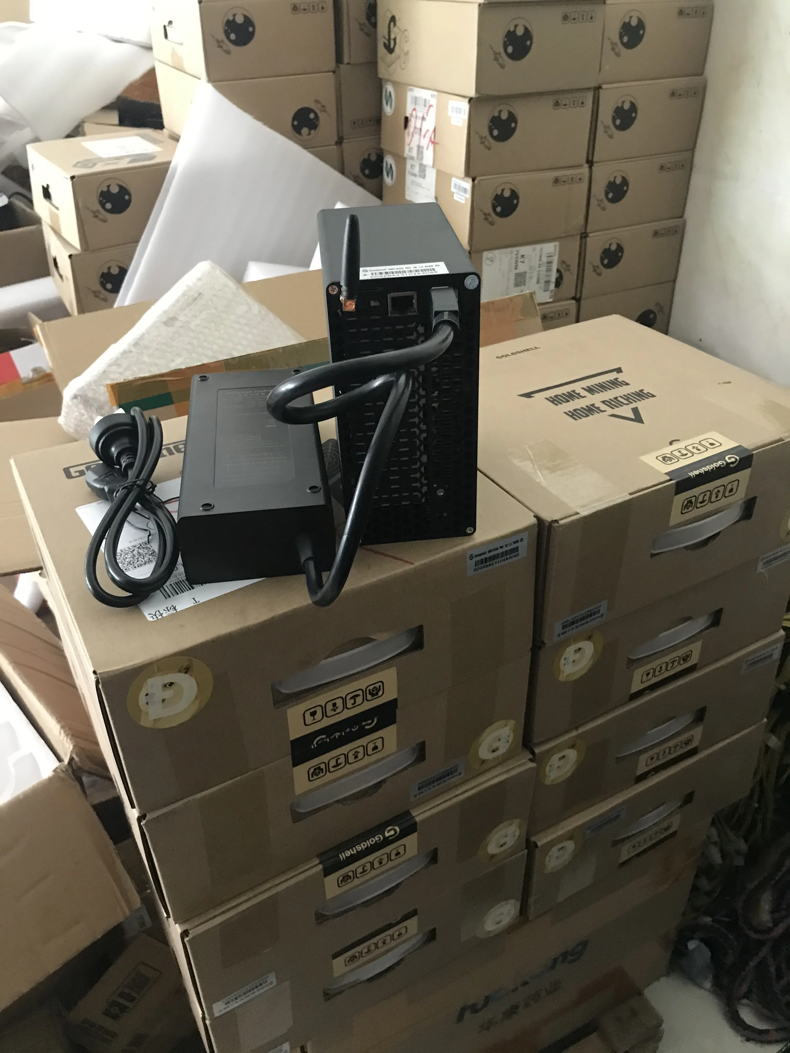 LTC MINER Goldshell Mini Doge Pro, con fuente de alimentación Original 205MH/s 220W, más económico que ASIC Miner L3 + KD6