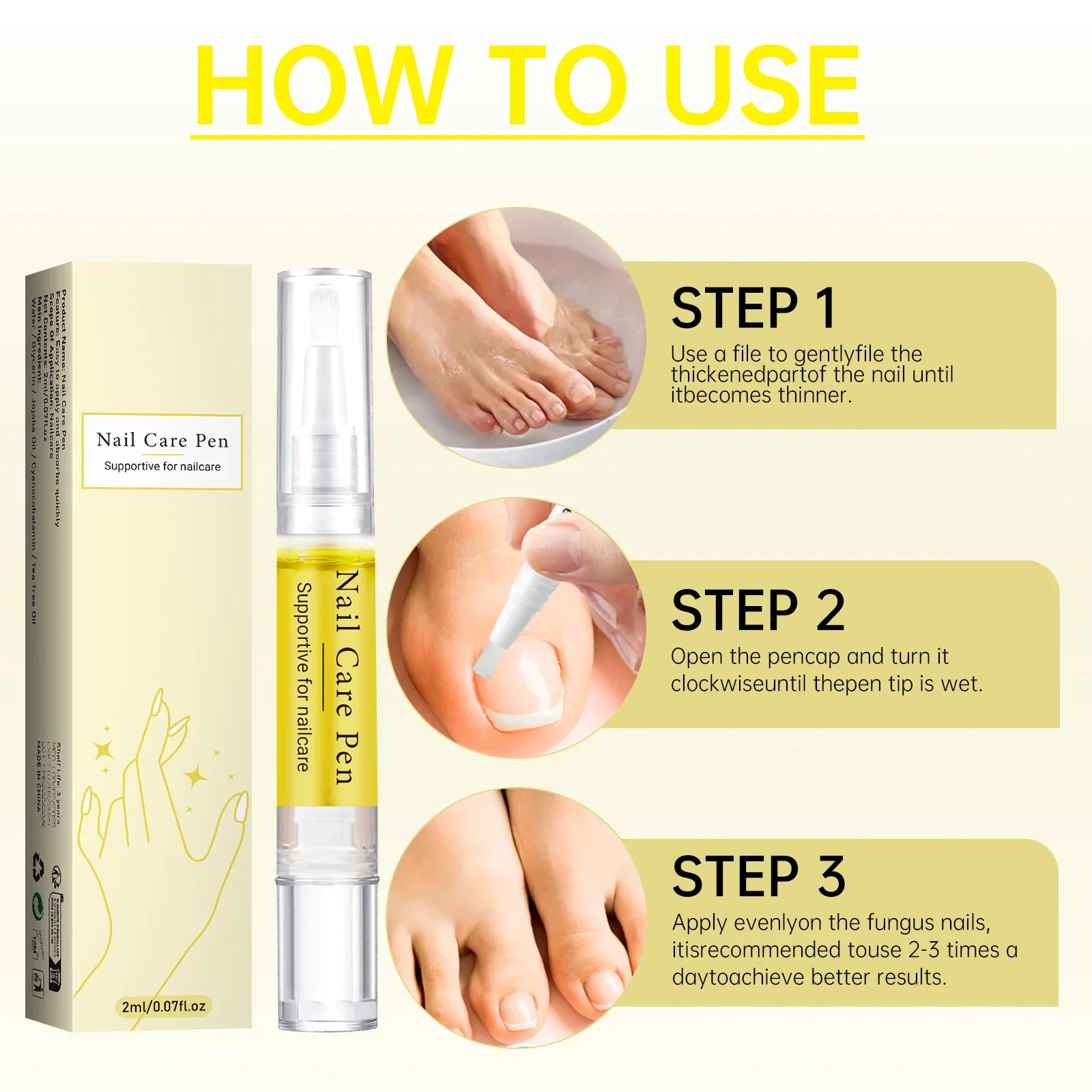 قلم زيت تغذية الأظافر والزوائد اللحمية للعناية بالأظافر معالجة تنشيط البشرة يمتص العناية بالأظافر وتنعيم حماية البشرة الطبيعية