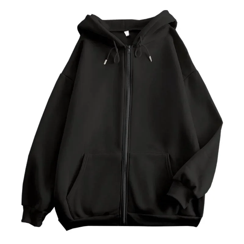 

Fashion Mens Jacket Coat Long Sleeve Sweatshirts Women Oversized Zipper Hoodies Streetwear Loose Man Hoodies Casual Jacket 후드티