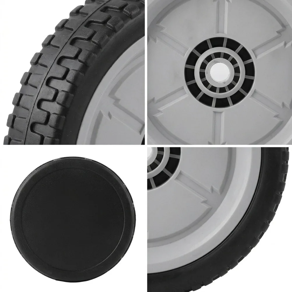 Black 8 Inch Replacement Wheels for Honda GXV160 GXV216 GXV196 GXV195 For Lawn For Mowers 203x47mm PVC PP Material