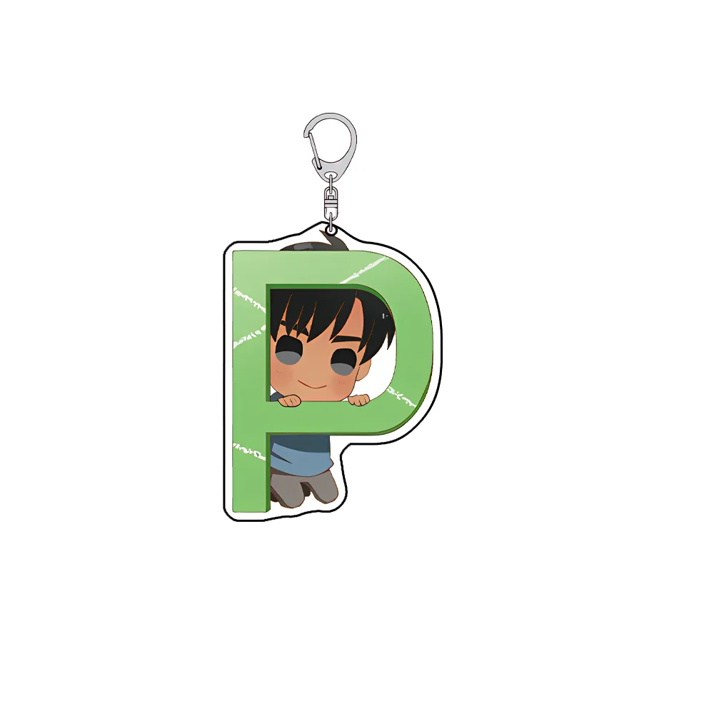Yuri!!! on Ice 6cm Acrylic Keychain Yuuri Katsuki and Yuri Plisetsky Cute Q Chibi Figure Skating Backpack Pendant Birthday Gift view 6