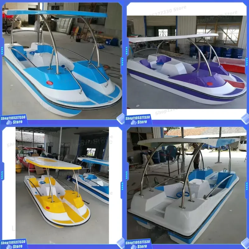 4 Person Foot Pedal Drive Water Used Pedalo Bike Pedal Boat Price