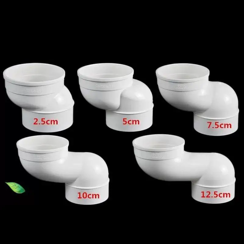 New#110MM WC Connector Nozzle Toilet Shifter Pipe Offset Design Extension Adapter Drain Relocation Flange Extender Adapter
