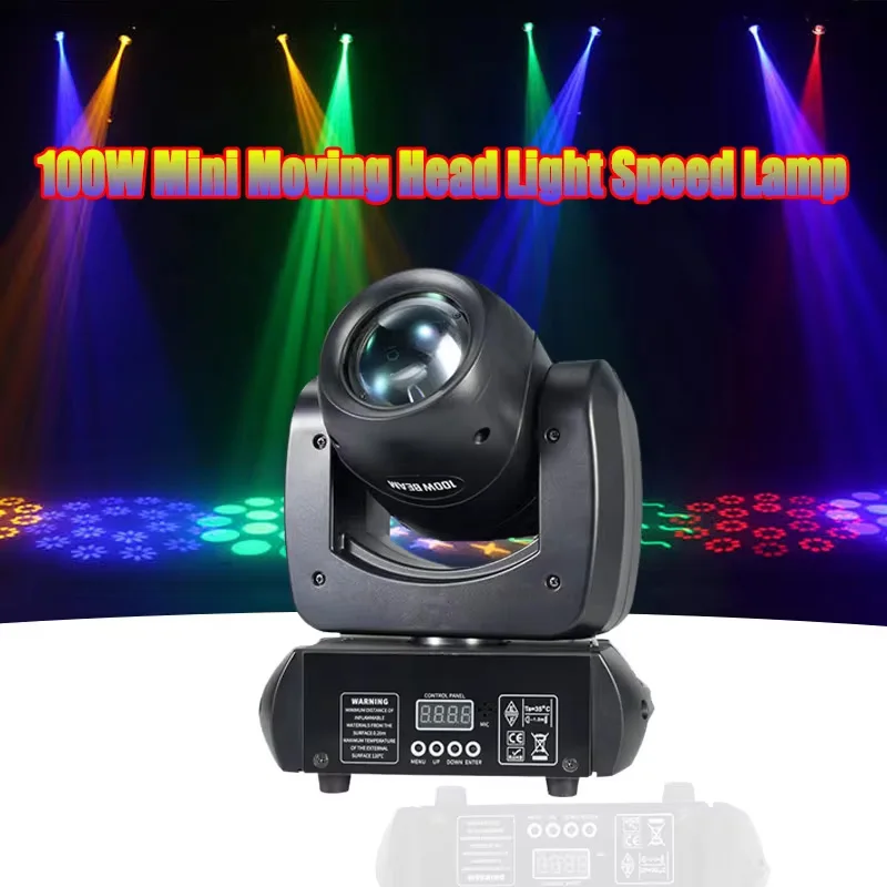 

100W mini LED Shaking Head Beam Light Suitable for Bar Party DJ Disco Wedding Stage Performance Shaking Head mini Beam Light