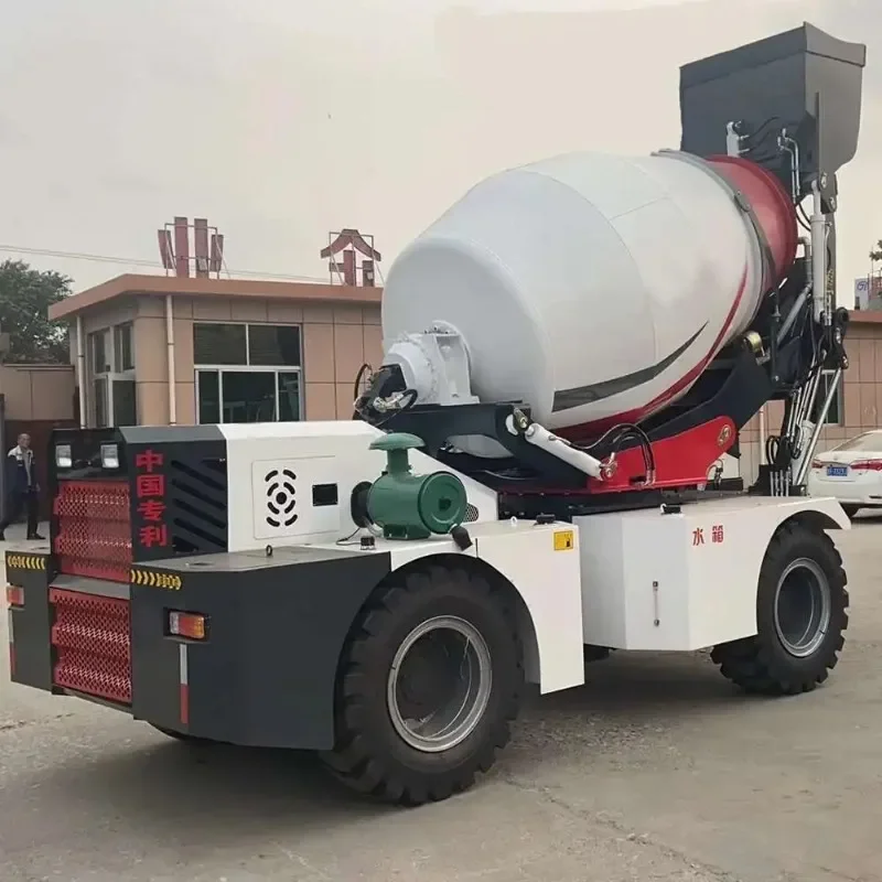 YG Portable Mobile 1-1.5m3 Self Loading Concrete Mixer Plant Self Loading Concrete Mixer Machine Truck Mounted Concrete Pump