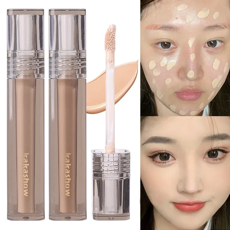 Waterdichte Vloeibare Concealer Sticks Bedekken Acne Donkere Kringen Foundation Concealer Crème Wijzigen Gezichtscontouren Make-Up Cosmetica