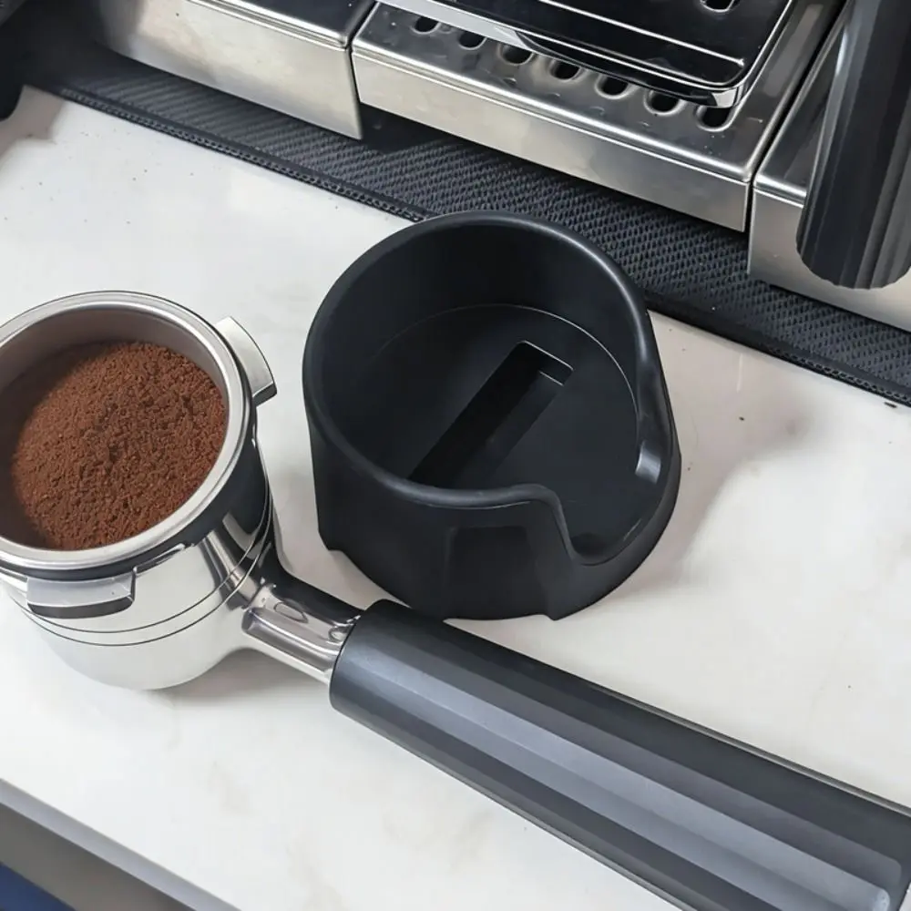 Anti-Slip Coffee Tamper Holder Silicone Heat-Resistant Coffee Press Base Enhanced Tamping Stability Espresso Tamping Station
