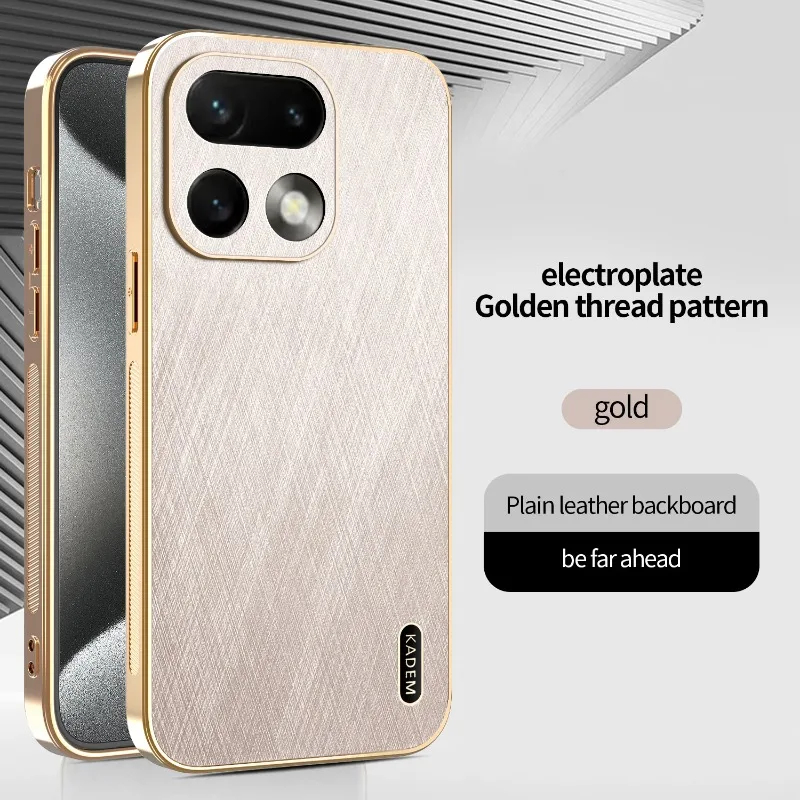 Für Realme 16 Pro/16 Pro Plus Hülle, hautfreundliches, veganes Leder, ultradünne PC-TPU-Anti-Drop-Abdeckung für Realme 16 Pro Plus Funda – Detail 1